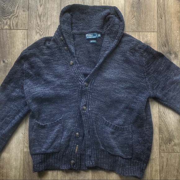 Polo Ralph Lauren Other - Polo Ralph Lauren Cotton Shawl-Collar Cardigan